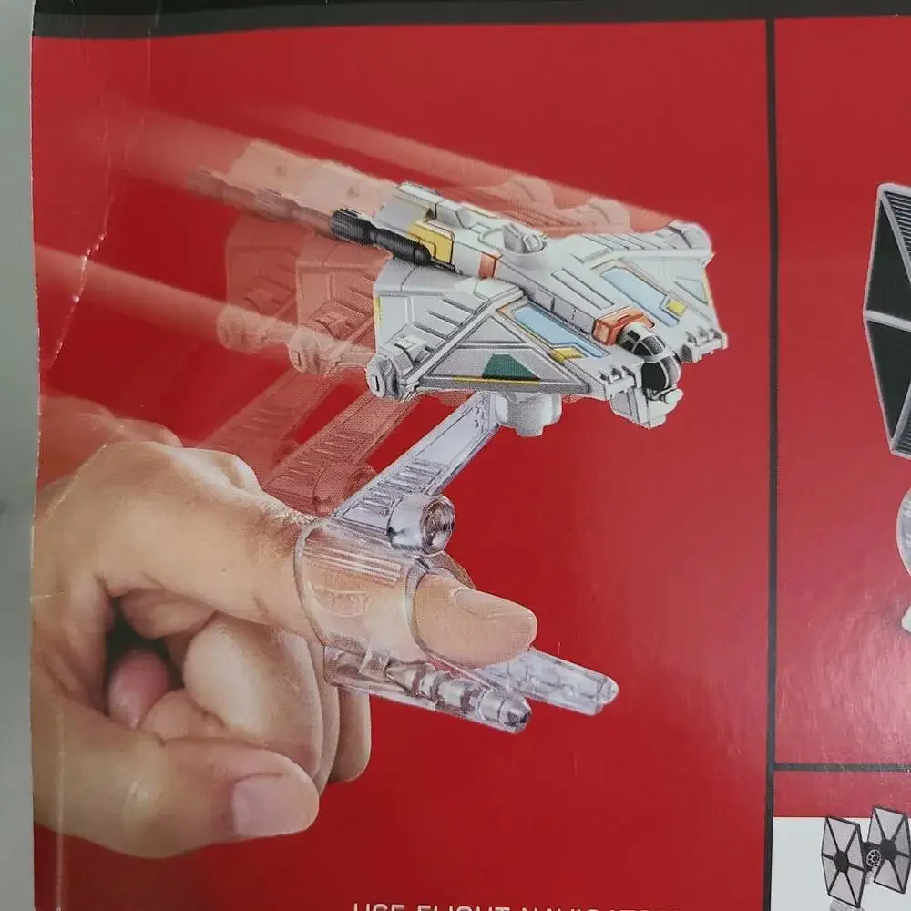 Hot Wheels Star Wars Die Cast Flight Navigator Tie Fighter vs Ghost